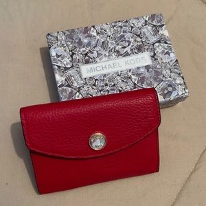NWT never used w/box Michael Kors small wallet